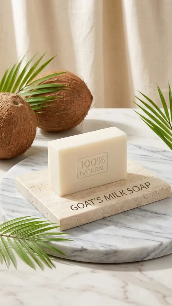Goat milk soap: 250g
