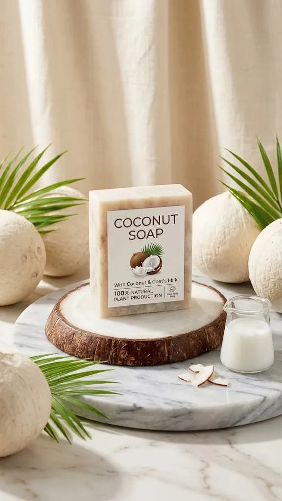 Coconut soap : 100g