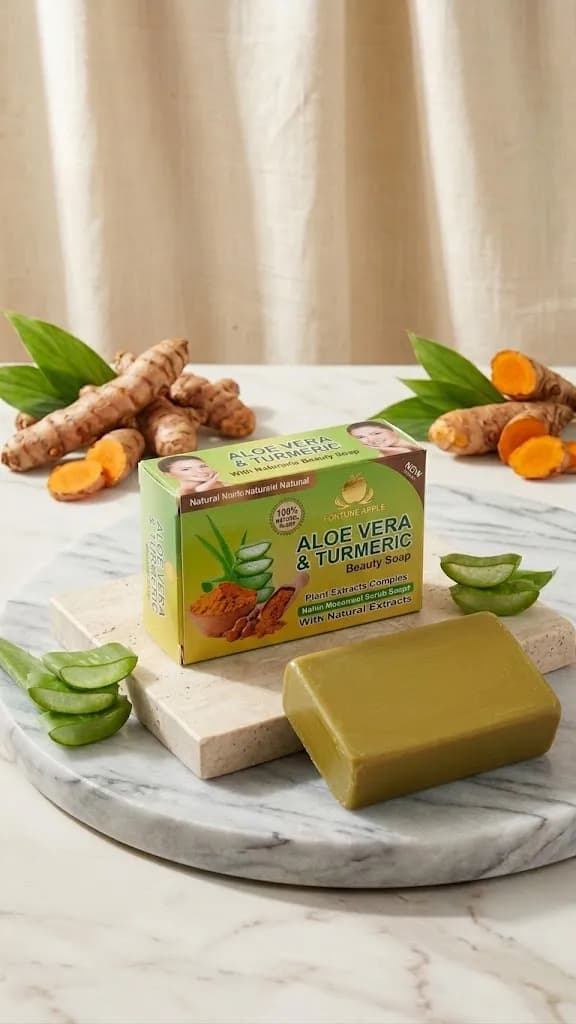 Aloe Vera & Turmeric soap: 100g