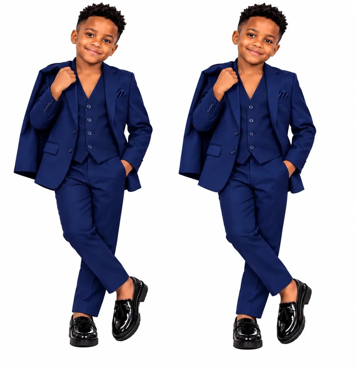 Graduation suit : Navy Blue 3pc