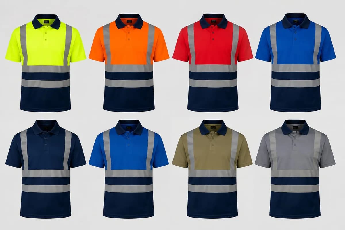 Reflector golf shirt short sleeve